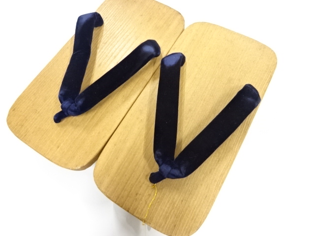 未使用品　男物桐下駄(24センチ)